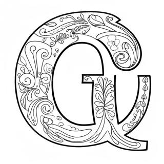 Letter Q Worksheet Coloring Page 25282-19974