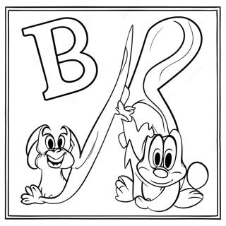 Disney Alphabet Coloring Page 25292-19982