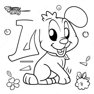 Disney Alphabet Coloring Page 25292-19983