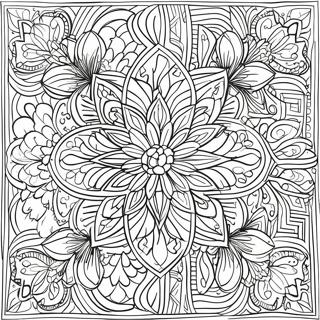 Beautiful Islamic Patterns Coloring Page 2531-2029