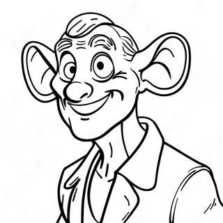 Bfg Giant With Friendly Smile Coloring Page 25333-20014