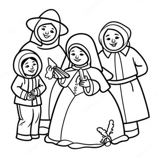 Las Posadas Coloring Pages