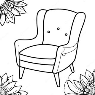 Chair Coloring Pages