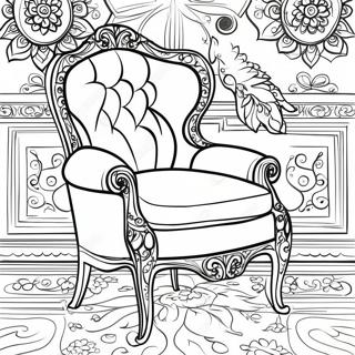 Chair Coloring Pages