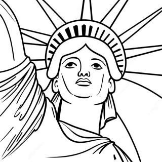 Statue Of Liberty Coloring Pages