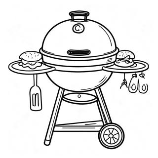 Bbq Coloring Pages