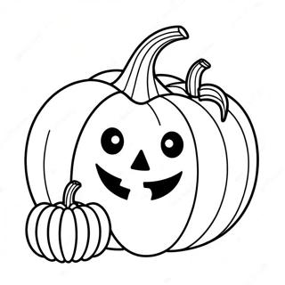 Cute October Coloring Pages