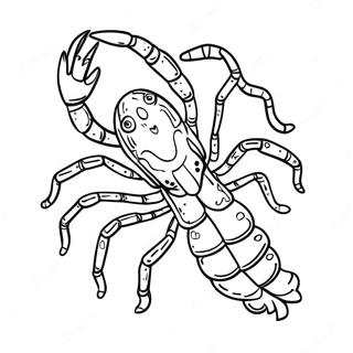 Scorpio Coloring Pages