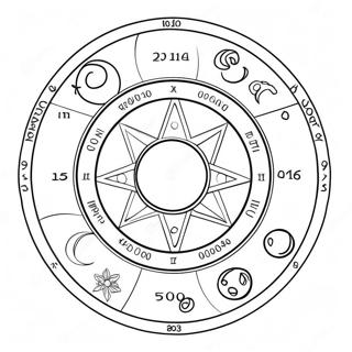 Página Para Colorir De Astrologia 25602-20211