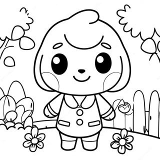 Animal Crossing Coloring Pages