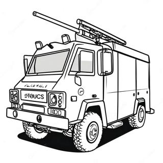 Swat-Truck Ausmalbild 25612-20237