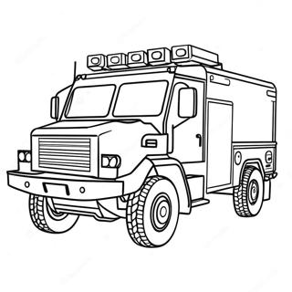 Swat-Truck Ausmalbild 25612-20239