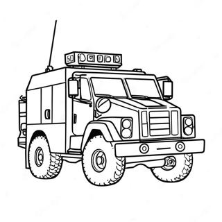 Swat-Truck Ausmalbild 25612-20240