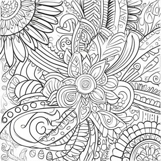 Indigenous Art Patterns Coloring Page 25622-20251