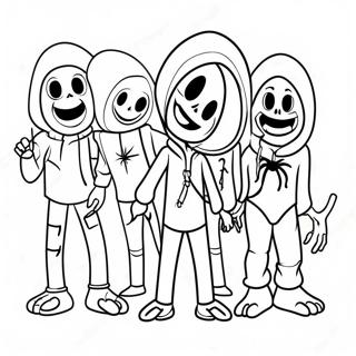 Creepypasta Characters Coloring Page 25662-20278