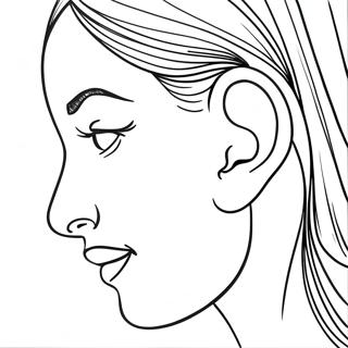 Realistic Human Ear Coloring Page 25673-20283