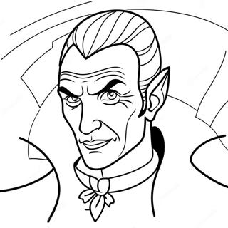 Dracula Coloring Pages