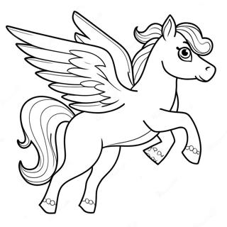 Pegasus Boyama Sayfaları