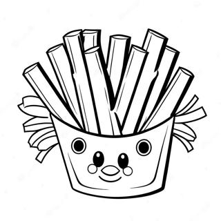 Fries Coloring Pages