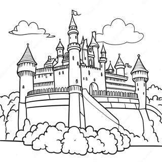 Page À Colorier Château Royal 25722-20326