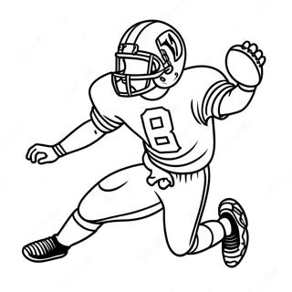 Ceedee Lamb Catching A Football Coloring Page 25753-20342