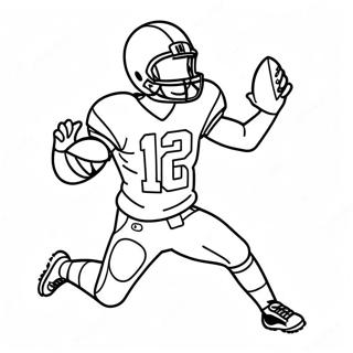 Ceedee Lamb Catching A Football Coloring Page 25753-20343