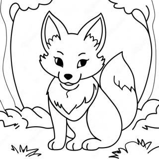 Kitsune Kleurplaat 25762-20350