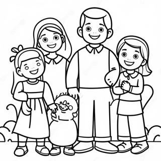 Grateful Children Thanking Pastor Coloring Page 25773-20361