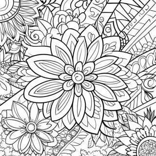 Pattern Coloring Page For Kids 2580-2066