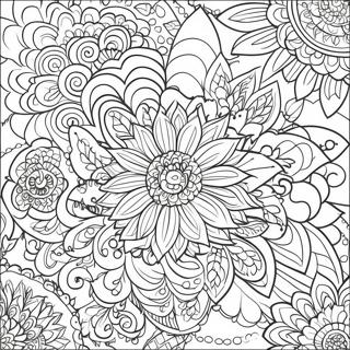 Pattern Coloring Page For Kids 2580-2067