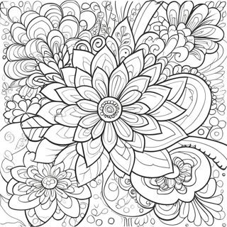 Pattern Coloring Page For Kids 2580-2068