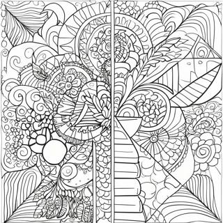 Fun Geometric Pattern Coloring Page 2581-2062