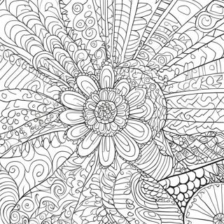 Fun Geometric Pattern Coloring Page 2581-2064