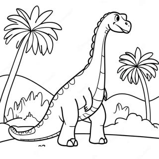 Brachiosaurus Ausmalbild 25862-20431