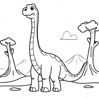 Brachiosaurus Ausmalbild 25862-20432