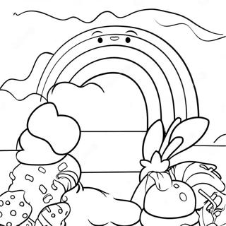 Rainbow Sprinkle Studio Coloring Pages