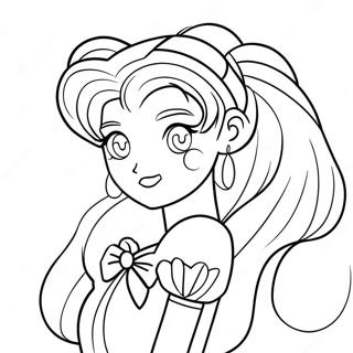 Pagini De Colorat Cu Prințesa Serenity Din Sailor Moon 25892-20456