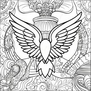 Fourth Wing Logo Coloring Page 25912-20464