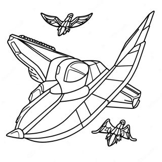 Epic Fourth Wing Battle Coloring Page 25913-20488