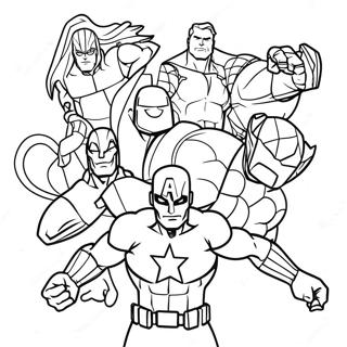 Marvel Coloring Pages