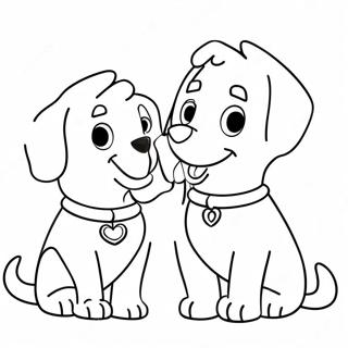 Clifford And Emily Elizabeth Coloring Page 2601-2081