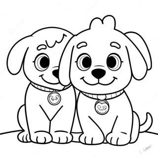 Clifford And Emily Elizabeth Coloring Page 2601-2082