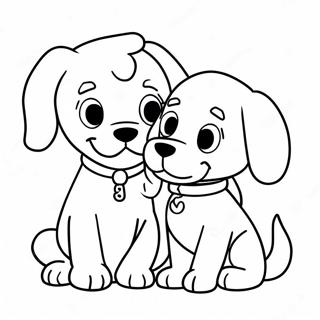 Clifford And Emily Elizabeth Coloring Page 2601-2083