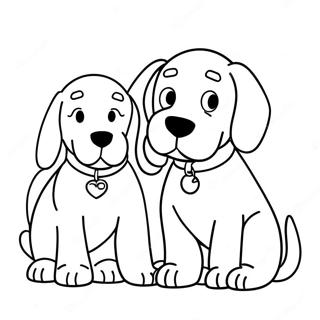 Clifford And Emily Elizabeth Coloring Page 2601-2084