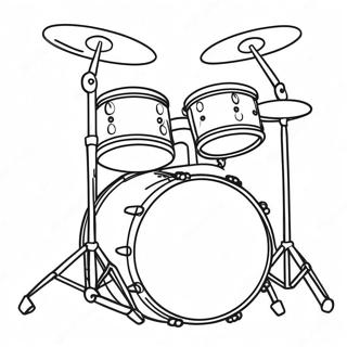 Drum Coloring Page 26042-20586