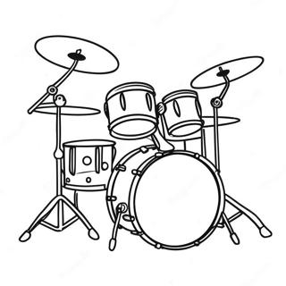 Drum Coloring Pages