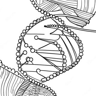 Dna 색칠하기 페이지