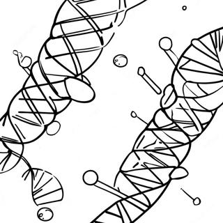 صفحة تلوين هيكل الحمض النووي 26052-20575