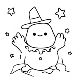 Dreamy Sandman With Stars Coloring Page 26063-20638