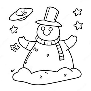 Dreamy Sandman With Stars Coloring Page 26063-20639